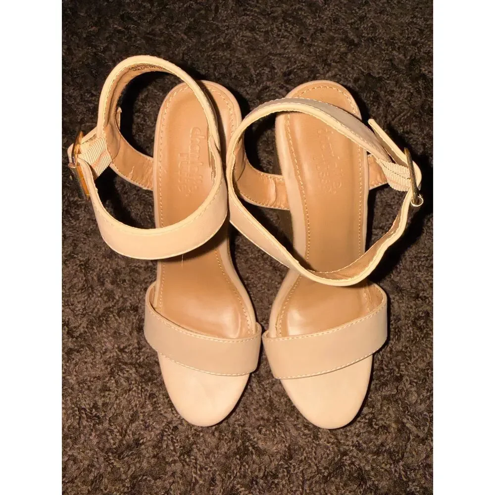 Charlotte Russe Platform Strap Sandals Size 6